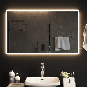 Καθρέφτης Μπάνιου με LED 60x100 εκ. - Διαφανές