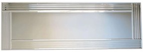 Καθρέπτης Τοίχου 552NOS2122 120x40cm Silver Aberto Design Mdf,Γυαλί