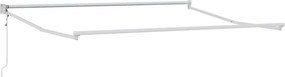 vidaXL Electric Awning Frame 3,5 x 2,5 m Λευκό