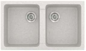 Sanitec Classic 334 Metallic Ice Ένθετος Νεροχύτης