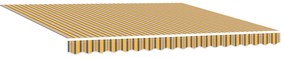 vidaXL Αναδιπλούμενη τέντα Πολύχρωμη 400x300 εκ.