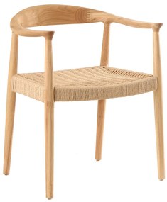 RATTAN ΚΑΡΕΚΛΑ ΦΥΣΙΚΟ 46x59xH73,5cm - 03-1085