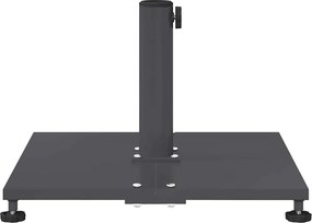 vidaXL Βάση ομπρέλας Σκούρο Γκρι 45 x 45 x 31 εκ.