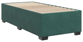 ΚΡΕΒΑΤΙ BOXSPRING ΜΕ ΣΤΡΩΜΑ ΣΚΟΥΡΟ ΠΡΑΣΙΝΟ 80X200 ΕΚ. ΒΕΛΟΥΔΙΝΟ 3288477