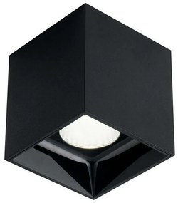 Φωτιστικό Οροφής - Σποτ Mig LED-MIG-Q20C NER 20W Led 3000K 11,5x11,5x11,6cm Black Intec Aluminium