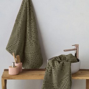 Πετσέτα Talon 21 Khaki Kentia Χεριών 30x50cm 100% Βαμβάκι