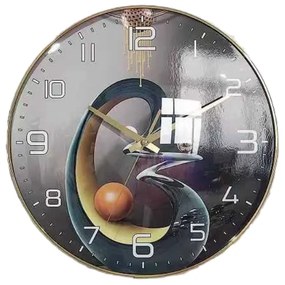 Ρολόι τοίχου - FHS-B625-3 - 505015 - Gold-505015_g