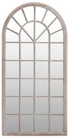 Καθρέφτης για Εσ. Χώρους Λευκό της Άμμου 90x45 εκ. από Σίδερο - Κρεμ
