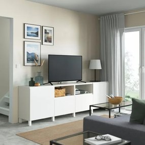 BESTÅ έπιπλο TV με πόρτες και συρτάρια, 240x42x74 cm 694.347.55