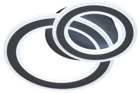 Πλαφονιέρα Φωτιστικό Οροφής LED 20W Elvas Μαύρο 2700-6500K 21397 Fischer Honsel-21397-Μαύρο 21397
