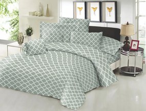 Σεντόνι Μεμονωμένο Polycotton Εμπριμέ King 240x260εκ. Montana Olive Komvos Home 7011920-9