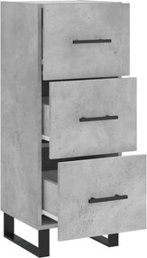 vidaXL Ντουλάπι Γκρι Σκυροδέματος 34,5x34x90 εκ. Επεξεργασμένο Ξύλο