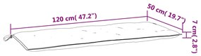 ΜΑΞΙΛΑΡΙΑ ΠΑΓΚΟΥ ΚΗΠΟΥ 2 ΤΕΜ. ΠΟΛΥΧΡΩΜΑ 120X50X7 ΕΚ. ΥΦΑΣΜΑΤΙΝΑ 361692