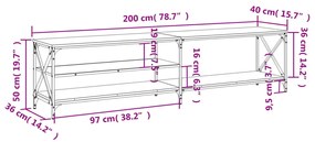 ΈΠΙΠΛΟ ΤΗΛΕΟΡΑΣΗΣ ΚΑΦΕ ΔΡΥΣ 200X40X50 ΕΚ. ΕΠΕΞΕΡΓΑΣΜΕΝΟ ΞΥΛΟ 826743