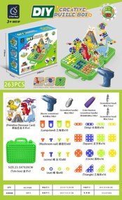 Σετ κατασκευών DIY με εργαλεία - 263pcs - 9948B - 917491