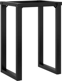 vidaXL Πόδια Τραπεζαρίας σε Σχήμα «Ο» 60x50x73 εκ. Ατσάλι