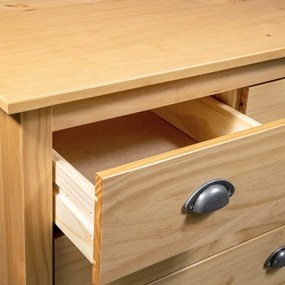 vidaXL Μπουφές Hill 79 x 40 x 80 εκ. από Μασίφ Ξύλο Πεύκου