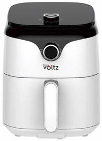 Φριτέζα ζεστού αέρα AirFryer Oliver Voltz OV51980V, 1400 W, 3,5 l, Timer, 80-200C, Διπλή προστασία, Λευκό