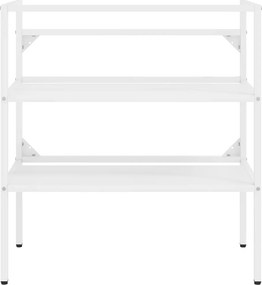 vidaXL Έπιπλο Μπάνιου Λευκό 79 x 38 x 83 εκ. Σιδερένιο