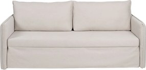 Καναπές Μπεζ πολυεστέρας λινό 210 x 93 x 95 cm