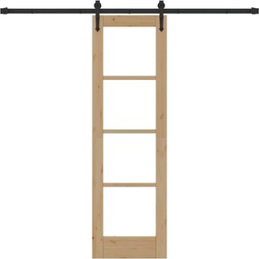 vidaXL Συρόμενη Πόρτα ORKDAL Φυσικό 61 x 198,5 εκ.