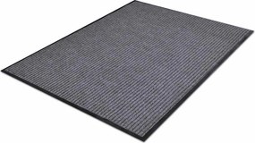 vidaXL Πατάκι Πόρτας Γκρι 90 x 60 εκ. από PVC