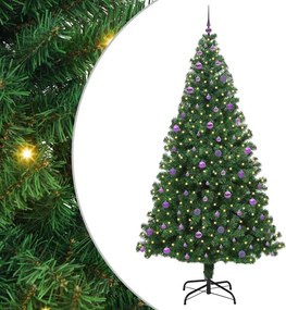 vidaXL Τεχνητό Χριστουγεννιάτικο Δέντρο με 300 LED Πράσινο 240 cm