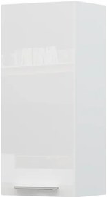 Ντουλάπι κρεμαστό Raval V9-40-1K-Λευκό - Λευκό γυαλιστερό - 40.00Χ32.00Χ91.00cm