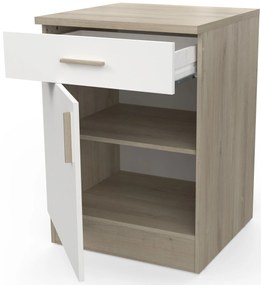 Επιδαπέδιο ντουλάπι Poppy 60-Fusiko-Leuko