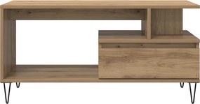 vidaXL Τραπεζάκι Σαλονιού τεχνίτης Δρυς 90x49x45 εκ. Επεξεργασμ. Ξύλο