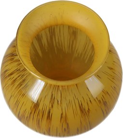 Βάζο ArteLibre Ώχρα Γυαλί 15x15x16cm