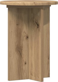 vidaXL Βάση φυτών 2 pcs Artisan Δρυς Ø29,5 x 40 εκ. Επεξεργασμένο Ξύλο