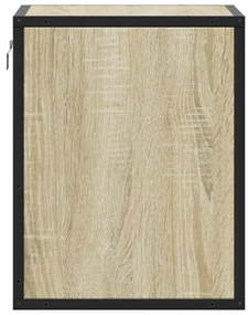 vidaXL Επίτοιχο κομοδίνο Sonoma Oak 40x31x39,5 cm