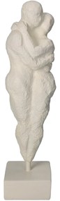 Διακοσμητικό ArteLibre Άνθρωποι Αγκαλιάζονται Ιβουάρ Polyresin 8x8x32.3cm