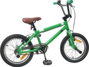 vidaXL BMX Ποδήλατο 18 ίντσες για 7-10 ετών Πράσινο