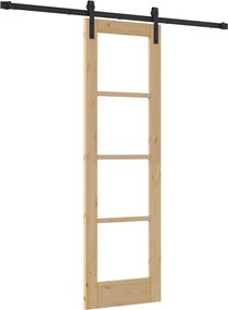 vidaXL Συρόμενη Πόρτα ORKDAL Φυσικό 61 x 198,5 εκ.