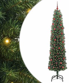 vidaXL Τεχνητό Χριστουγεννιάτικο Δέντρο με 300 LED Πράσινο 210 cm