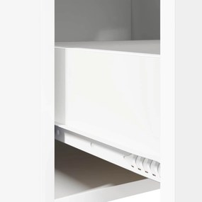 vidaXL Πλαϊνό γραφείο Λευκό 40 x 36 x 80 εκ Επεξεργασμένο Ξύλο