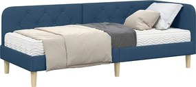 vidaXL Κρεβάτι Γωνίας Μπλε 80 x 200 cm ύφασμα