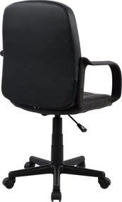 Καρέκλα Γραφείου ABA Μαύρο PVC 53x49x85-97cm - 14230013 - 14230013
