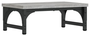 vidaXL Βάση Οθόνης Γκρι Sonoma 37x23x14 εκ. από Επεξεργασμένο Ξύλο