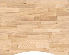 VidaXL Επιτραπέζια Επιφάνεια Ακατέργαστη Μασίφ Ξύλο Δρυς Ορθογώνια