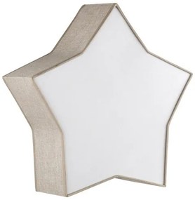 Πλαφονιέρα Φωτιστικό Οροφής 2xE27 15W IP20 Star TK Lighting-5958-Μπεζ 5958