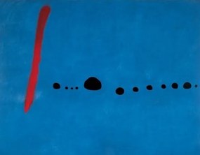 Εκτύπωση τέχνης Blue II, Joan Miró