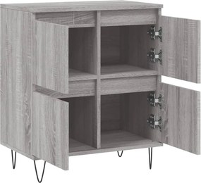 vidaXL Ντουλάπι Γκρι Sonoma 60x35x70 εκ. από Επεξεργασμένο Ξύλο