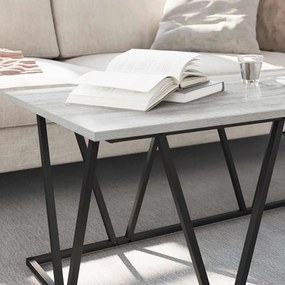 vidaXL Τραπεζάκι σαλονιού Γκρι 100 x 50 x 40 cm