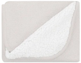 KIKKA BOO ΒΡΕΦΙΚΗ ΚΟΥΒΕΡΤΑ ΔΙΠΛΗΣ ΟΨΗΣ SHERPA COTTON 75x100 DREAM BIG BEIGE 31103010048