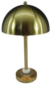 Επιτραπέζιο φωτιστικό Lustrous Inart Ε27 χρυσό μέταλλο Φ25x42εκ Model: 300-000006