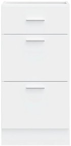 vidaXL Κάτω ντουλάπι Lyon λευκό 40x46x81,5 cm Ξύλινο μηχανουργικό ξύλο
