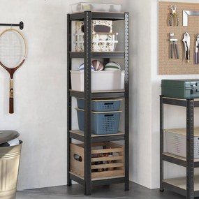 Μεταλλική Ραφιέρα Δαπέδου 5 Θέσεων (37x37x150) Songmics GLR037B11